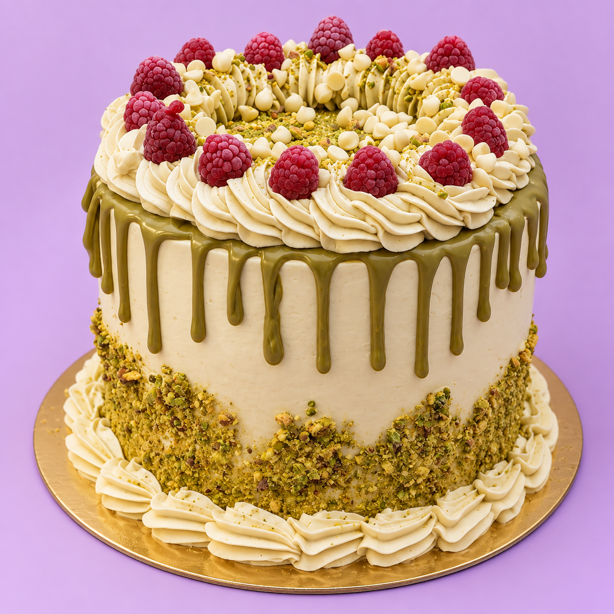 Pistachio Raspberry